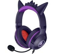 Razer Kraken Kitty V2 - Auriculares USB (Púas de Gengar, iluminación reactiva al Stream, micrófono cardioide HyperClear, Controladores Triforce de 40 mm, Sonido Envolvente 7.1) Edición Gengar