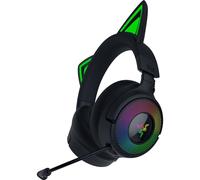 Razer Kraken Kitty V3 Pro - Auriculares inalámbricos RGB Kitty para Juegos - Orejas de Gato reactivas para Streaming - Diafragma 40mm - Hyperspeed Wireless y Bluetooth - THX Spatial Audio | Negro