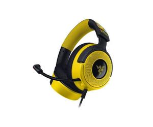 Razer Kraken V4 X Pokémon Kanto Starters Edition Auriculares Gaming USB Amarillo