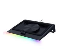 Razer Laptop Cooling Pad - Soporte de refrigeración Inteligente para portátiles de 14" a 18" Pulgadas - Cámara de presión hermética (Curvas de Ventilador Personalizadas, concentrador USB-A) Negro