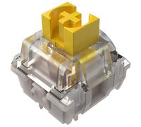 Razer Mechanical Switches - Yellow Linear Switch (3 generación, optimizado para juegos, carcasa del interruptor transparente con lente LED, duración de 100 mil pulsaciones, conectores de 3 patillas)