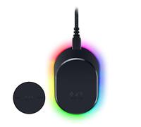 Razer Mouse Dock Pro & Charging Puck - Base de carga inalámbrica magnética & módulo para ratones compatibles, Hyperspeed 4K, iluminación 8 RGB Chroma) - Negro