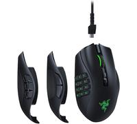 Razer Naga Pro - Ratón inalámbrico modular para juegos para juegos MMO, MOBA o FPS con paneles laterales intercambiables (HyperSpeed Wireless, 19 + 1 botones programables)