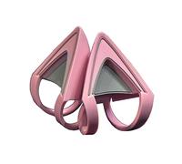 Razer Orejas de Gatito para Auriculares Kraken: compatibles con Kraken 2019, Kraken TE - Correas Ajustables - Construcción Resistente al Agua - Cuarzo Rosa