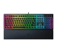 Razer Ornata V3 - Teclado para Juegos de Perfil Bajo (Interruptor Híbrido de Membrana Mecha, Teclas Recubiertas de UV, Reposamuñecas Magnético Suave al Tacto, RGB Chroma) QWERTY Teclado ES | Negro