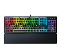 Razer Ornata V3 - Teclado para Juegos de Perfil Bajo (Interruptor Híbrido de Membrana Mecha, Teclas Recubiertas de UV, Reposamuñecas Magnético Suave al Tacto, RGB Chroma) Diseño US, Negro