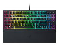Razer Ornata V3 Tenkeyless - Teclado Compacto para Juegos de Bajo Perfil (Interruptores de Membrana Mecha, Teclas Recubiertas de UV, Teclas Multimedia Dedicadas Retroiluminadas) Diseño US, Negro