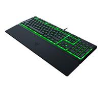 Razer Ornata V3 X - Teclado para juegos, teclas de perfil bajo, interruptores de membrana silenciosos, con recubrimiento UV - resistente a derrames, iluminación croma RGB - negro clásico