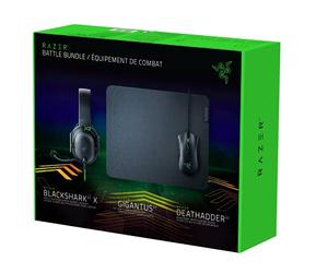 Razer Paquete de Batalla - DeathAdder V2 -BlackShark V2 X- Gigantus V2 M - Negro