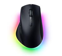 Razer Pro Click V2 - Ratón ergonómico inalámbrico - Asistencia IA Prompt - Sensor óptico de 30K - 3,5 Meses de duración de la batería (14 Zonas Chroma RGB, Rueda de ratón HyperScroll) Negro