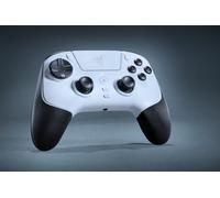 Razer Raiju V3 Pro - Mando inalámbrico e-sports para PlayStation 5 y PC - 4 botones extraíbles y 2 garras de agarre - sticks analógicos TMR - Pro HyperTrigger - Botones Mecha-Táctiles | Blanco