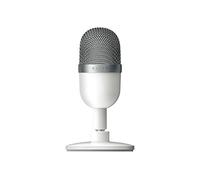 Razer RZ19-03450300-R3M1 - Seiren Mini Micrófono compacto para USB para streaming, compacto con patrón polar supercardioide, soporte inclinable, amortiguador integrado, Mercury / Blanco