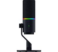 Razer Seiren - Micrófono V3 Pro, micrófono dinámico USB Tipo C y XLR, Soporte Flotante de 32 bits, DSP de Audio Integrado, eliminación de Ruido AI, Amortiguador y Filtro Pop, Anillo de iluminación
