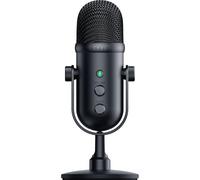 Razer Seiren V2 Pro - Microphone USB professionnel pour streamers (Microphone dynamique 30 mm, filtre passe-haut, limiteur de gain, monitoring du microphone) Noir