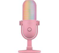 Razer Seiren V3 Chroma con DSP de 32 bits - Micrófono USB RGB con procesador de señal de Audio (DSP) de 32 bits - Micrófono de Condensador supercardioide - Procesamiento de Audio con IA | Quartz