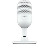 Razer Seiren V3 Mini - Micrófono USB ultracompacto - micrófono de condensador de 14mm (patrón de captación supercardioide, sensor Tap-to-Mute con indicador LED, amortiguador incorporado) Mercury