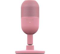 Razer Seiren V3 Mini - Micrófono USB ultracompacto - micrófono de condensador de 14mm (patrón de captación supercardioide, sensor Tap-to-Mute con indicador LED, amortiguador incorporado) Quartz