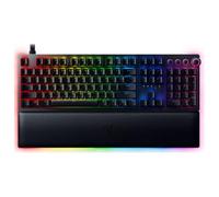 Razer Teclado analógico para Juegos Huntsman V2: Control Ajustable Mediante interruptores ópticos analógicos - Modo de Disparo rápido - Iluminación Chroma RGB - Reposamuñecas magnético - Teclas
