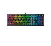 Razer Teclado para Videojuegos con membranas híbridas de Membrana mecánica (reposamuñecas ergonómico, Totalmente programable, RGB Chroma) QWERTZ | disposición DE, Negro