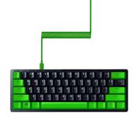 Razer Teclado PBT + Cable en Espiral: PBT Duradero de Doble Disparo - Compatibilidad Universal - Herramienta de extracción de Teclas y estabilizadores - Tacticamente Enrollado y diseñado - Cable de