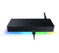 Razer Thunderbolt 4 Dock Chroma - Hub Premium con iluminación RGB para Windows y Mac (10 Puertos en uno, Salida a Dos monitores 4K o un Monitor 8K) Negro