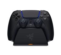 Razer Universal Quick Charging Stand - Para el mando DualSense de PlayStation 5 (carga rápida, diseño de soporte curvo, alimentación USB, navegación con una sola mano) Negro Midnight