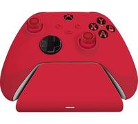 Razer Universal Quick Charging Stand (Pulse Red) - Soporte de carga rápida para los mandos de Xbox (carga rápida, compatibilidad universal para mandos nuevos y antiguos) Rojo