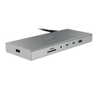 Razer USB 4 Dock - Base de Alta Velocidad para Juegos y productividad - Diseño de 14 Puertos - Soporte de Doble Pantalla, Carga de Dispositivos (3X USB-C, 5X USB-A, HDMI, Gigabit Ethernet) Blanco