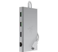 Razer USB-C Dock - 11 Puertos con HDMI, Gigabit Ethernet, Puerto de Audio de 3,5 mm, USB-A y -C, Compatible con Windows y Mac (Salida de Pantalla con 4K, Sonido Envolvente 7.1) Mercury