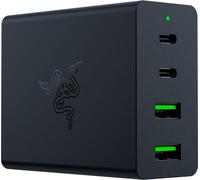 Razer USB-C GaN Charger - Portable Fast Charger (2X USB-C, 2X USB-A with US, EU