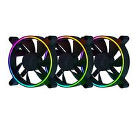 Razer Ventilador de PC Kunai hidráulico de 120 mm aRGB: ventiladores silenciosos y potentes - Soporte de controlador de ventilador PWN - Alimentado por Razer Chroma RGB - 3 ventiladores