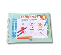 Razonamiento Lógico-Matemático 4 | Matemáticas Infantil - Matemáticas Editorial GEU | Aprendizaje de formas, colores, números y orientación espacial con Pictogramas