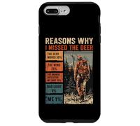 Razones por Las Que extrañé el Ciervo Divertido Cazador Hombres papá Carcasa para iPhone 7 Plus/8 Plus