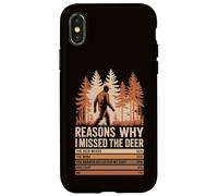 Razones por Las Que extrañé el Ciervo Divertido Cazador Hombres papá Carcasa para iPhone X/XS