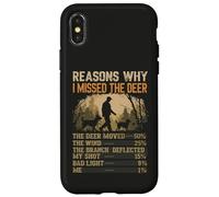 Razones por Las Que extrañé el Ciervo Divertido Cazador Hombres papá Carcasa para iPhone X/XS