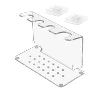 Razor and Brush Stand, Display Holder, Safety Shaver Organizer, Space-Saving Storage, Grooming Tool Support, Bathroom Counter Accessory, Gift for Husband, Dad, Men, Boyfriend, Father