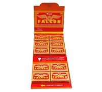 Razor Blades Club - 100 cuchillas de afeitar Treet Falcon de doble filo