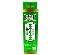 Razor Blades Club 100 Sharp 7Am Super Platinum - Cuchillas de afeitar | Recambio para maquinilla de afeitar | Cuchillas de afeitar de doble filo para hombres recubiertas de platino