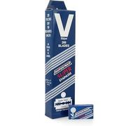 Razor Blades Club 200 Cuchillas de Afeitar Supermax Super Stainless de Doble Filo, Acero Inoxidable