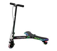 Scooter Razor para niños - Scooter PowerWing Lightshow para Mayores de 6 Años con 5 Modos de Luz, Luces Activadas por Movimiento, Scooter Columpio con Chasis de Acero Duradero - Negro