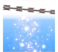 Razor Wire Fencing Razor Fence Non-Rusting Razor Ribbon Barbed Wire | 328ft Razor Wires Razor Barbed Wire