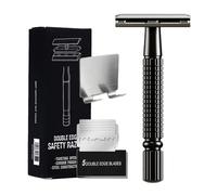 Razors de seguridad Sghtil Rasonadores de afeitado de seguridad para hombres | Corte de barba de doble borde | Afeitadores de afeitar de seguridad con 5 recargas para una experiencia de afeitado