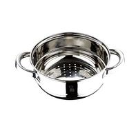 RB RENBERG Steam Chef - Olla Vaporera de Acero Inoxidable - 18 cm - Acabado Brillante - Mango Hueco Plateado - Apta para Inducción y Todo tipo de Fuegos