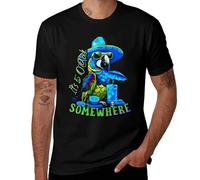 RBGhetf333 It-s-5-o-clock-somewhere-Cocktail-Tropical-Parrot-T-Shirt-custom