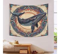 RBGKZVYUM Art Ballena Estampado 3D Tapices Decoración De Pared Estética Tapiz De Pared Paño De Pared Para Dormitorio, Sala De Estar, Dormitorio Y Decoración De Habitación Tapiz 130cmx150cm