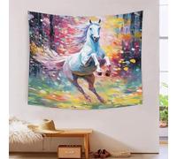 RBGKZVYUM Caballos Estampado 3D Tapices Accesorios Divisor De Habitaciones Tapiz De Pared Paño De Pared Decoración Del Hogar, Decoración De Recámara Tapiz 130cmx150cm