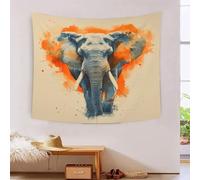 RBGKZVYUM Elefantes Estampado 3D Tapices Accesorios Divisor De Habitaciones Tapiz De Pared Paño De Pared Para Dormitorio, Sala De Estar, Dormitorio Y Decoración De Habitación Tapiz 100cmx150cm