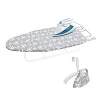 Rblofo Tabla de Planchar de Mesa con Patas Plegables, pequeña Tabla de Planchar portátil con Cubierta Acolchada de algodón Extra Gruesa y Resistente, Mini Tabla de Planchar Que Ahorra Espacio para