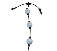 RBoand bola DC12V WS2811 IC 1.44W del pixel de 50m m LED por la bola RGB a todo color con el conector del vínculo T(5 balls X 8 drops)