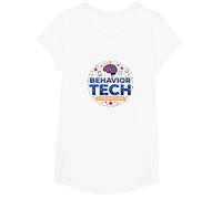 RBT Behavior Tech - Regalo de Agradecimiento extraordinario Camiseta, Niñas, Blanco, XS